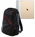 Navitech Black & Red 12.9 Inch Apple iPad Pro Carry Bag Rucksack - Fits with Apple Smart Keyboard