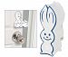 2 Pk Door Bunny Finger Safety Guard Bumper Stop. Flips On/Off. By PinchNot
