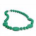Chewbeads Perry Necklace - Teething Jewelry - 15 Inch Length - Emerald Green by Chewbeads