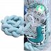 Baby Crib Bumpers Braids Protective Snake Pillow Home Decoration 39" 59" 79" (200cm, Green)