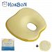 KSB 9 Inches Yellow Soft Memory Foam Baby Head Positioner Pillow, Prevent Flat Head For 3 Months- 1 Year Infant (Apple Shape, Contains Pillow Case)