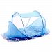 Baby mosquito cover free to install portable yurts foldable stent with cushions Carry Bag, Insect Protection Repellent, 100% Satisfaction Guarantee (Blue)