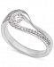Diamond Asymmetric Engagement Ring (1/2 ct. t. w. ) in 14k White Gold