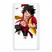 iPod Touch 4 Case White ONE PIECE Luffy 1 (5) Moxc