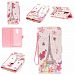 KMETY Beauty Luxury 3D Fashion PU Flip Stand Credit Card ID Holders Wallet Leather Case Cover for LG Stylo 2 LS775 (Butterfly Tower 3D)