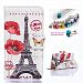 S6 Case, Galaxy S6 case, CocoZ® Samsung Galaxy S6 Wallet Case PU Leather Case Flip Stand Cover Built-in Card Slots, For Samsung Galaxy S6 (Eiffel Tower Flowers)