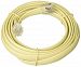 7FT 6-WIRE Tel Ln Cord Ivory Premium Retail Blister Pack