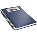 Spiral Notebook with Jumbo Display Calculator Cover (Blue)