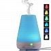 ledsniper 100ml Essential Oil Diffuser, Cool Mist Aroma Humidifier with 7 Changing Colorful LED Lights, Waterless Auto Shut-off Function and Adjustable Mist Mode