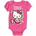 Sanrio Hello Kitty Baby Girls Bodysuit Dress Up Outfit (3-6 Months, Pink)