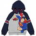 Superman Toddler Little Boys "Man of Steel" Fleece Zip Hoodie Jacket (2T, Grey / Blue)