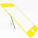 JOTO Apple iPhone 5S / iPhone 5C / iPhone 5 Premium Tempered Glass Screen Protector, Real Glass Screen Cover, Yellow (1 Pack)