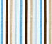 Bacati Modern Diamonds/Stripes Aqua and Chocolate Stripes Crib Fitted Sheet