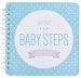 NEW! Baby First Year Memory Mini Book for a Single Mom Family. Aqua Lagoon "Modernista"(TM), Poly Cover. Intimate, travel size memory keeper record book and journal. 5x5" - Best Shower Gift!