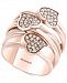 Pave Rose by Effy Diamond Heart Wrap-Style Ring (5/8 ct. t. w. ) in 14k Rose Gold