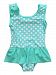 Attraco girls one piece swimsuit toddler swimsuit skirt one piece polka dots 3t