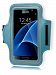 Samsung Galaxy S7 Armband, Bastex Sky Blue Runners Armband Case with Key Slot for Samsung Galaxy S7 G930
