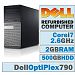 Dell OptiPlex 790 MT/Core i7-2600 Quad @ 3.40 GHz/2GB DDR3/500GB HDD/DVD-RW/No OS
