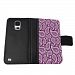 Purple Paisley Art - Samsung Galaxy S5 Wallet Case
