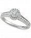 Diamond Halo Engagement Ring (3/4 ct. t. w. ) in 14k White Gold