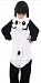 ANGELIENO Unisex Dinosaur Kids Pajamas Animal Costume Sleeping Wear 5 size (M, Bear Panda)