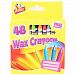 ArtBox 48 Wax Crayons And Sharpener (One Size) (Multicolored)