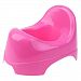 MonkeyJack Kids Toddler EasyClean Potty Training Chair Toilet Seat Removable Lid Drawer - Pink, as described