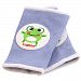 Ah Goo Baby Kneekers Knee Pads (Hoppy Frog) - Periwinkle Lean Leg