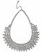 Nina Silver-Tone Crystal Cup Chain Drama Necklace