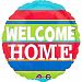 Anagram 18 Inch Welcome Home Circle Foil Balloon (One Size) (Multicolored)