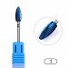 BONNIESTORE 1 Pc Grinding Head Blue Tungsten Carbide Burr Nail Drill Bit Manicure Nail Art Tool Electric Drill Accessories(#1)