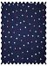 SheetWorld Colorful Dots On Navy Fabric - By The Yard - 101.6 cm (44 inches)