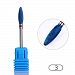 BONNIESTORE 1 Pc Grinding Head Blue Tungsten Carbide Burr Nail Drill Bit Manicure Nail Art Tool Electric Drill Accessories(#3)