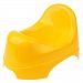 MonkeyJack Kids Toddler EasyClean Potty Training Chair Toilet Seat Removable Lid Drawer - Yellow, as described
