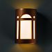 CER-5395-RRST-MICA - Justice Design - Large Arch Window Open Top and Bottom ADA Sconce Real Rust Finish (Smooth Faux)Smooth Faux - Ambiance