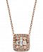Giani Bernini Cubic Zirconia Cluster Square Pendant Necklace, Created for Macy's