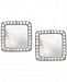 Giani Bernini Cubic Zirconia and Mother-of-Pearl Stud Earrings in Sterling Silver, Created for Macy's