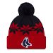 Boston Red Sox MLB Wintry Cuff Pom Knit Hat