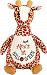 Personalized Stuffed Giraffe, Embroidered for Child's First Halloween