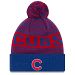 Chicago Cubs MLB Wintry Pom II Knit Hat