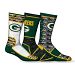 Green Bay Packers NFL Men's 3-Pack Crew Sport Socks