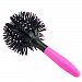 Fencia 3D Hair Brush, Women Professional Black 360° 3D Hair Brush Comb , New 3D Round Comb, Bomb Curl Brush Styling Salon Round Hair Curling Comb Tool Drying Detangling Hair Care