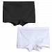 City Threads Girls' 2-Pack BoyShorts Perfect for Sensitive Skin SPD Sensory Friendly Clothing For School Play and Under Dresses Bike and Dance Shorts Perfect for Sensitive Skin SPD Sensory Friendly Clothing For School Play and Under Dresses, Black/Whit...
