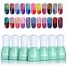 NICOLE DIARY 1 Bottle Temperature Color Changing Gel Polish Thermal Soak Off Colorful Glitter Shimmer UV LED Nail Lacquer #17