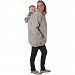 RooCoat Babywearing Coat 2.0 Gray with Blue Stripes XL