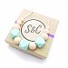 S&C Designer Silicone Teething Relief Necklace for Mom w/ Gift Box, "Homestead" (Savannah)