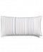 Charter Club Damask Designs Cotton Stripe 12" x 24" Decorative Pillow, Created for Macy's Bedding