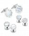 Sutton by Rhona Sutton Stainless Steel Mother-of-Pearl Stone 2-Pc. Set Cuff Links