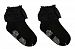 StylesILove Ruffle Lace Toddler Girl Socks, 2 Pairs (5-8 Years, Black)