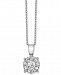 Effy Diamond Cluster Pendant Necklace (1/2 ct. t. w. ) in 18k White Gold